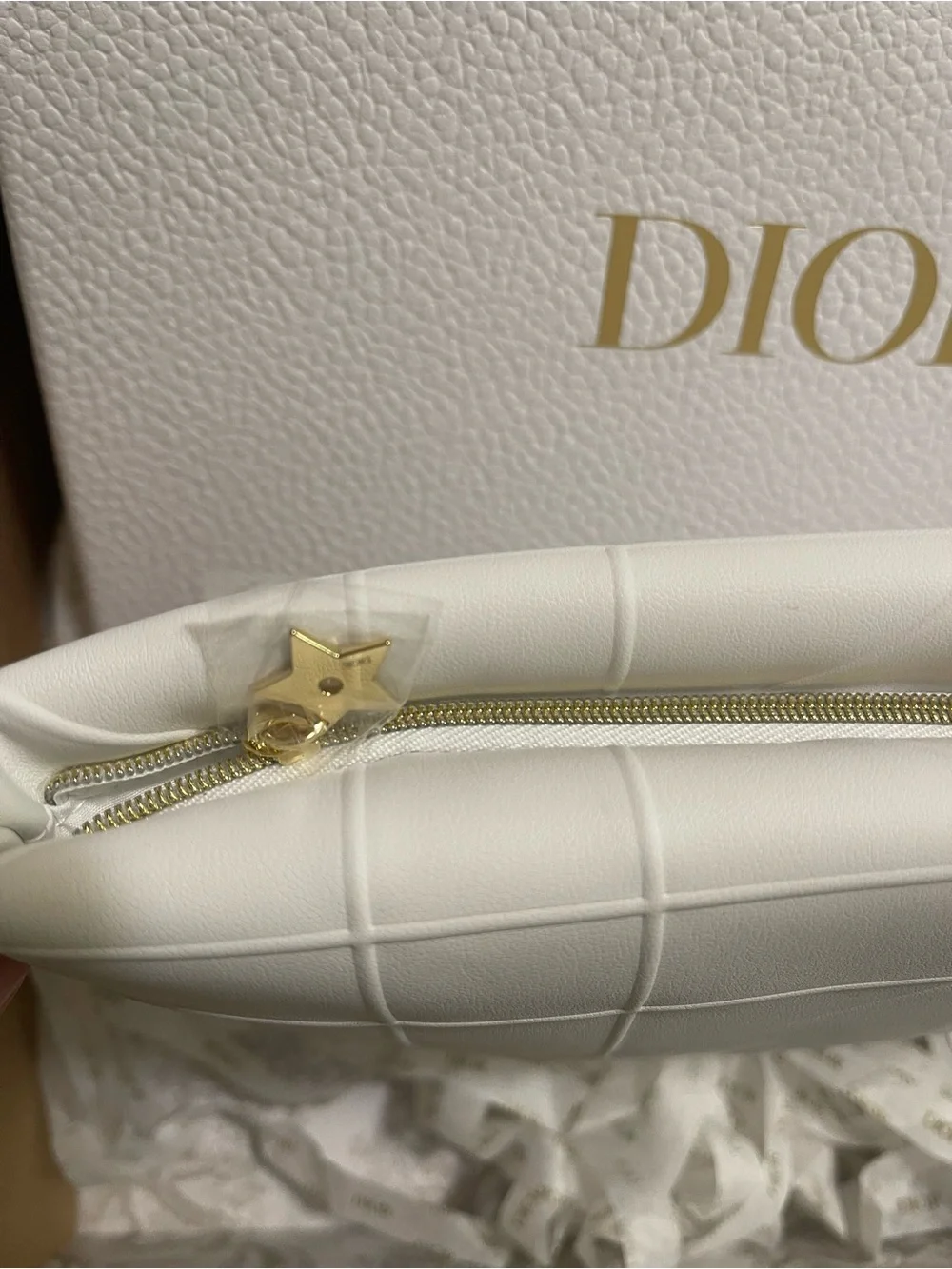 Dior Skincare Set in White and Gold Accents